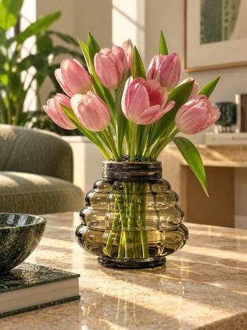Verreries Doyen - Vase - FLORALIES - Rose bowl - Verre,
