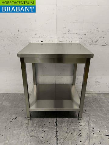 Table de travail en acier inoxydable Basic-line 70 x 60 x 85, Verzenden