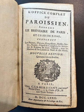 10 - ouvrages religieux anciens (1772-1895) – Spiritualité