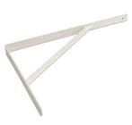 Plankdrager BEAM met schoor 255x395 mm staal wit gelakt, Nieuw, Overige materialen