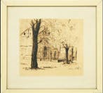 Maurice Utrillo (1883-1955) - Chiesa parigina, Antiek en Kunst, Kunst | Schilderijen | Klassiek