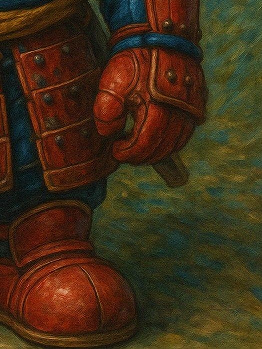 Sylar T. - Super MArio Samurai 40x60cm, Games en Spelcomputers, Spelcomputers | Overige Accessoires