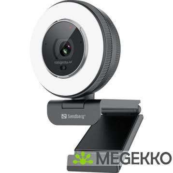 Sandberg Streamer USB Webcam Pro Elite, Informatique & Logiciels, Webcams, Verzenden
