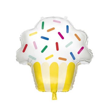 Helium Ballon Cupcake 74cm leeg, Verzenden