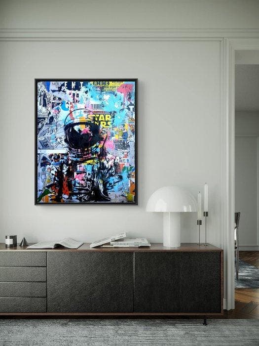 lasveguix (1986) - Lost in Space, Antiek en Kunst, Kunst | Schilderijen | Modern