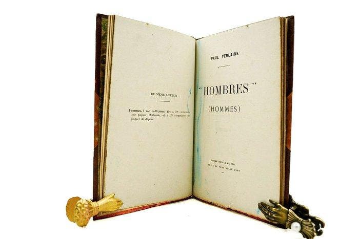 Paul Verlaine - Hombres (Hommes) - 1903, Antiquités & Art, Antiquités | Livres & Manuscrits