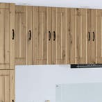 vidaXL Keukenkast aan de muur Lucca Artisanaal eiken 30 x 31, Huis en Inrichting, Verzenden, Nieuw