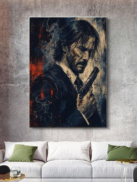 Shayer - John Wick – The Saint of Silent Vengeance - XL -, Verzamelen, Film en Tv