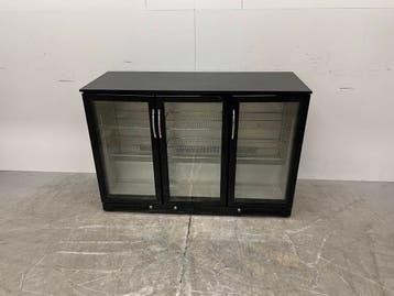 Barkoeling 3 Glazen Klapdeuren 133,5 cm 230V Horeca, Ophalen of Verzenden