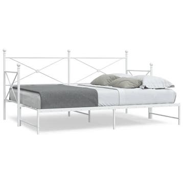 vidaXL Slaapbank met onderschuifbed zonder matras 90x200 cm, Verzenden, Nieuw