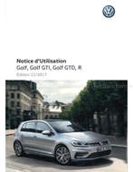2017 VOLKSWAGEN GOLF INSTRUCTIEBOEKJE FRANS, Autos : Divers, Modes d'emploi & Notices d'utilisation