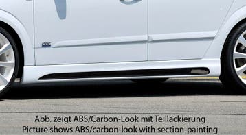 Rieger side skirt | Astra H: 03.04- - 5-drs., Hatchback, Sed, Verzenden, Nieuw, Opel