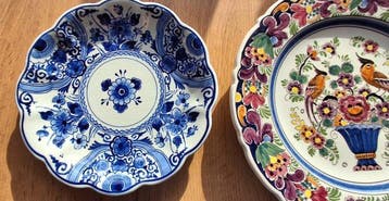 De Porceleyne Fles, Delft, Velsen, Sassenheim - Assiette