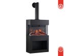 Veiling -  Elektrische haard HENRI met rookafvoerbuis - Zwar, Nieuw