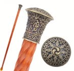 Wandelstok - Metaal, Magnifiek *** Heren wandelstok de March