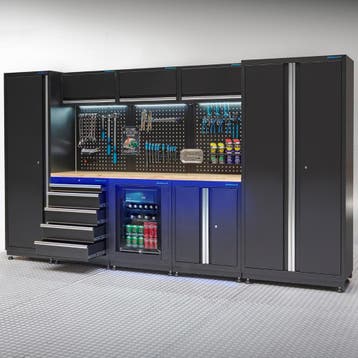 Datona Werkplaatsinrichting PREMIUM eiken werkblad met, Doe-het-zelf en Bouw, Werkbanken, Ophalen of Verzenden, Nieuw