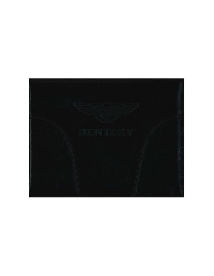 2003 BENTLEY CONTINENTAL GT INSTRUCTIEBOEKJE DUITS, Autos : Divers, Modes d'emploi & Notices d'utilisation, Enlèvement ou Envoi