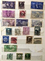 Monde 1934/1997 - 3 albums contenant plus de 500 timbres, Postzegels en Munten, Gestempeld
