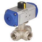 G1 Vanne À Boule Pneumatique À 3 Voies En Laiton À Port T, Bricolage & Construction, Verzenden