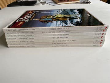 Fox 1 t/m 7 - Complete reeks HC - 7 Album - Eerste druk -