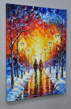 Olga Nowak (1956) - Winter sunset