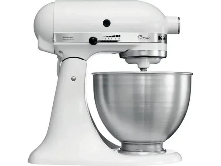 KitchenAid Classic 5K45SSEWH - Keukenmixer - 10 snelheden -, Electroménager, Mélangeurs de cuisine, Envoi