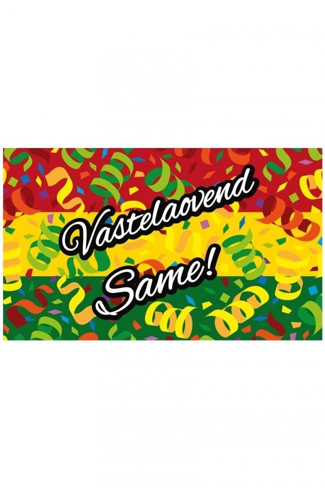 Gevelvlag Vastelaovend Same 90X150, Hobby & Loisirs créatifs, Articles de fête, Envoi