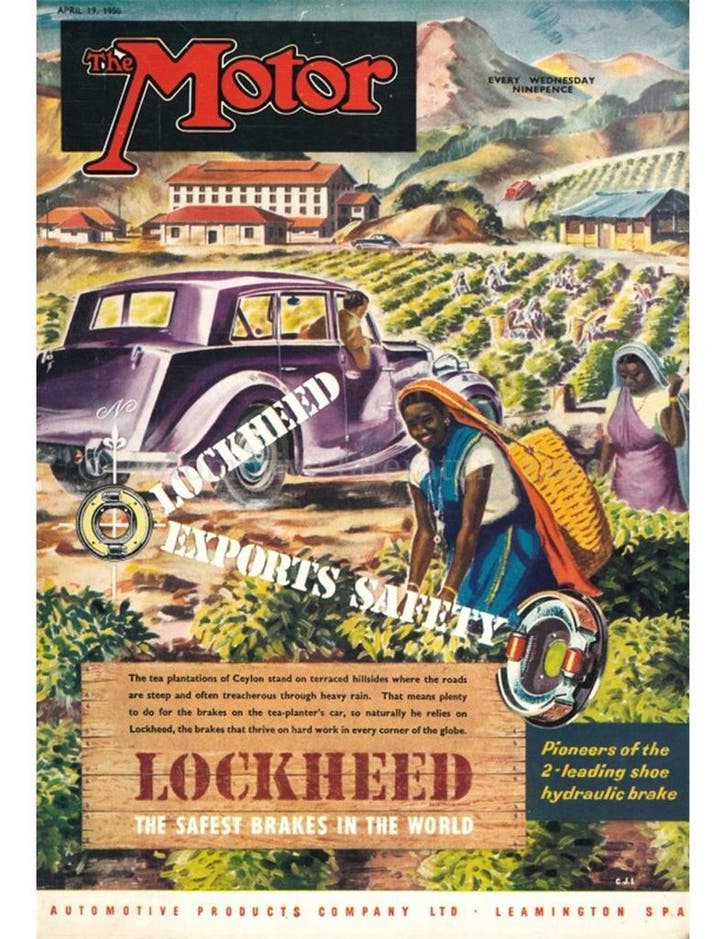 1950 THE MOTOR MAGAZINE 2519 ENGELS, Boeken, Auto's | Folders en Tijdschriften