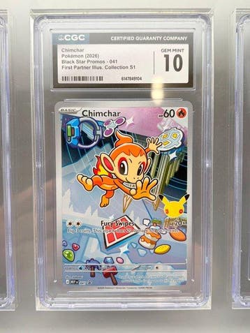 Pokémon - 3 Graded card - First Partners - Gen 4 - CGC 10 -, Nieuw