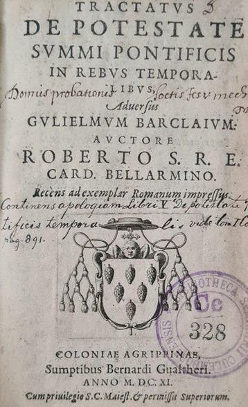 Robertus Bellarminus - Tractatus de potestate summi