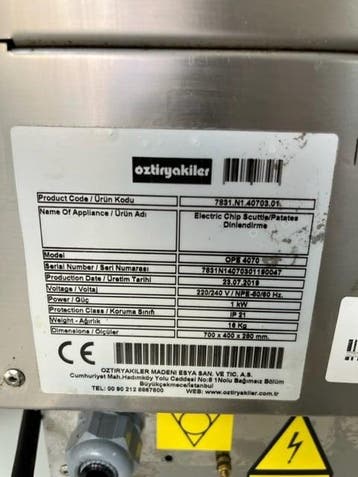 Maxima (opzet) Frietverwarmer 230V/50Hz, Ophalen of Verzenden, Nieuw in verpakking
