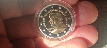 Monaco. 2 Euro 2012 Lucien Ier Proof