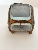 Sieradendoos - Glas, Messing - Kleine sieradendoos