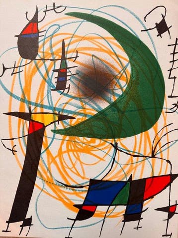 Joan Miro (1893-1983) - Original Lithograph V