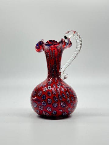 Murano - Décanteur - Verre - Millefiori, Antiquités & Art