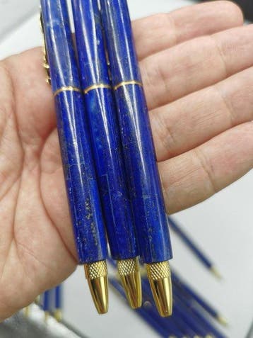 lot of 3 lapis lazuli - Balpen, Nieuw