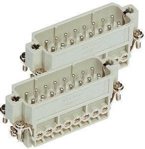 Han A 32-Contact Insert Mâle À Vis 16A - 09200162613, Bricolage & Construction, Verzenden
