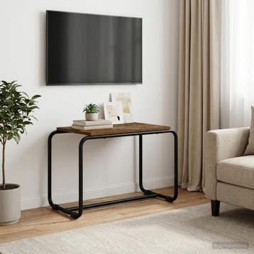 vidaXL TV Stand 60 x 35,5 x 42 cm Gerookt eiken Bewerkt hout, Verzenden