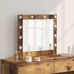 vidaXL Make-up Spiegel Rechthoekig met spiegel Oudhout 60 x, Huis en Inrichting, Woonaccessoires | Spiegels, Verzenden, Nieuw
