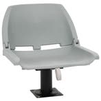 vidaXL 2-delige Bootstoelenset inklapbaar 48x51x41 cm grijs, Watersport en Boten, Verzenden, Nieuw
