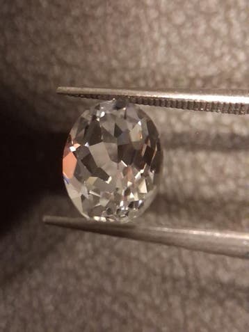 Natural White Topaz - oval faceted - 2.540 ct, Bijoux, Sacs & Beauté, Accessoires Autre, Verzenden