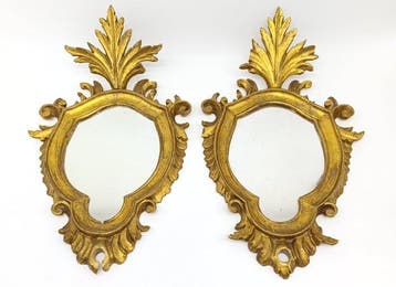Wandspiegel (2) - Bladgoud