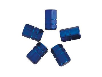 Ventieldopjes Zuiger Blauw 5st, Ophalen of Verzenden