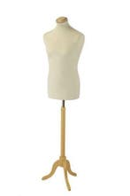 *TIP*  Herenbustes ecru op beuken driepoot DE ORIGINELE ITA, Ophalen of Verzenden