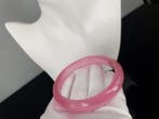 Natuurlijke roze kattenoog edelsteen / Lengte: 20 cm -, Verzamelen