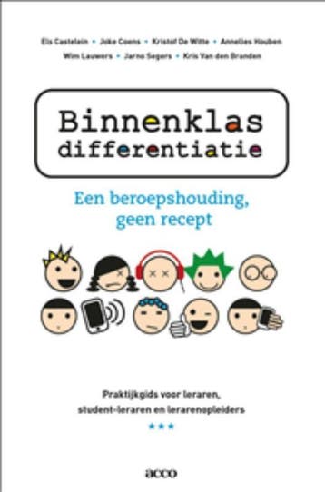 Binnenklasdifferentiatie, Een Beroepshouding, Geen Recept, Verzenden, Els Castelein; Joke Coens; Kristof Witte; Annelies Houben; Wim Lauwers; Jarno Segers; Kris Branden