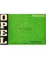 1974 OPEL REKORD INSTRUCTIEBOEKJE NEDERLANDS, Ophalen of Verzenden
