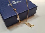 Swarovski - Figurine - Gold tone Swarovski necklace with