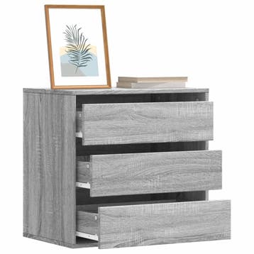 vidaXL Ladekast 60x41x58 cm bewerkt hout grijs sonoma, Verzenden
