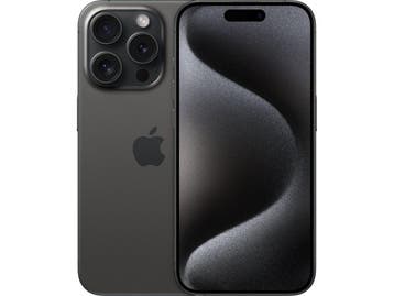 Refurbished iPhone 15 Pro - 128GB - Black Titanium, Verzenden, Zo goed als nieuw